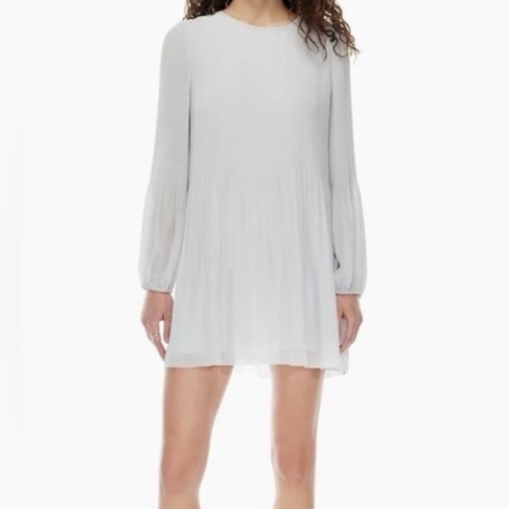 Wilfred Silk Pleated Dress